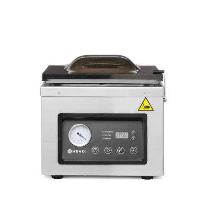 Vakuová balička - komora, HENDI, Profi Line, těsnicí lišta 260 mm, 240V/1000W, 330x480x(H)361mm | 201428